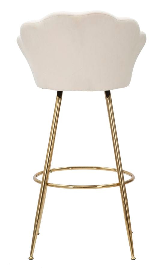 Mauro Ferretti BAR STOOL VIENNA CREMA CM 55X53X110