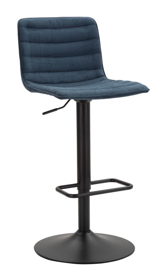 Mauro Ferretti BAR STOOL WITH LIFT HIGH NAVY CM 43X49,5X85,5-107(SEAT CM 61-82,5)