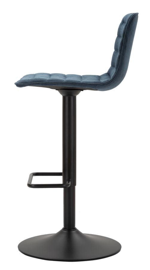 Mauro Ferretti BAR STOOL WITH LIFT HIGH NAVY CM 43X49,5X85,5-107(SEAT CM 61-82,5)