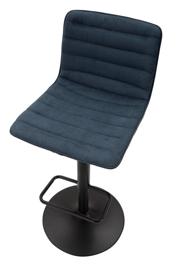 Mauro Ferretti BAR STOOL WITH LIFT HIGH NAVY CM 43X49,5X85,5-107(SEAT CM 61-82,5)