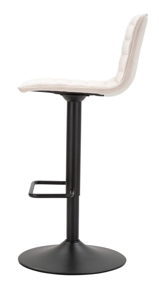 Mauro Ferretti BAR STOOL WITH LIFT HIGH WHITE CM 43X49,5X85,5-107(SEAT CM 61-82,5)