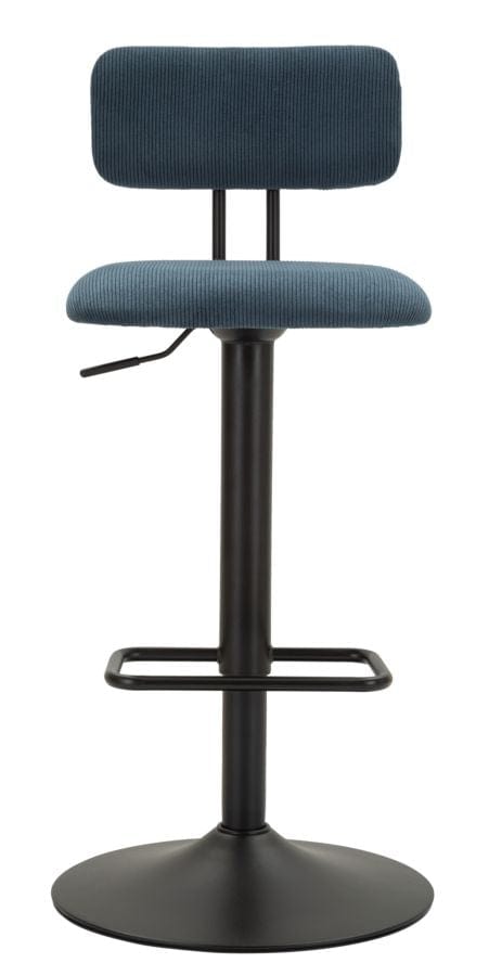 Mauro Ferretti BAR STOOL WITH LIFT LIGHT NAVY CM 41X47,5X85-106,5(SEAT CM 61-83)