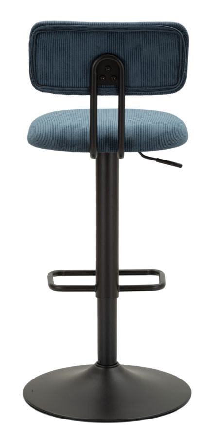 Mauro Ferretti BAR STOOL WITH LIFT LIGHT NAVY CM 41X47,5X85-106,5(SEAT CM 61-83)