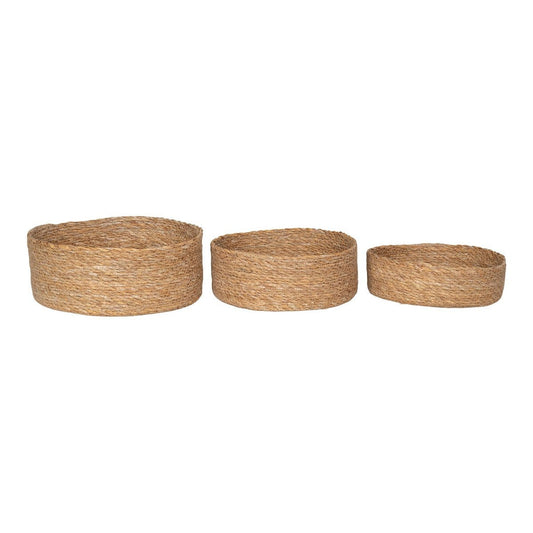 House Nordic ApS Batam Basket - Mand, zeegras, naturel, set van 3