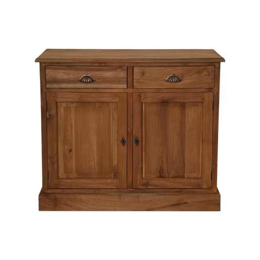 Dressoir 2 deuren - 100x45x85- Naturel - Teak