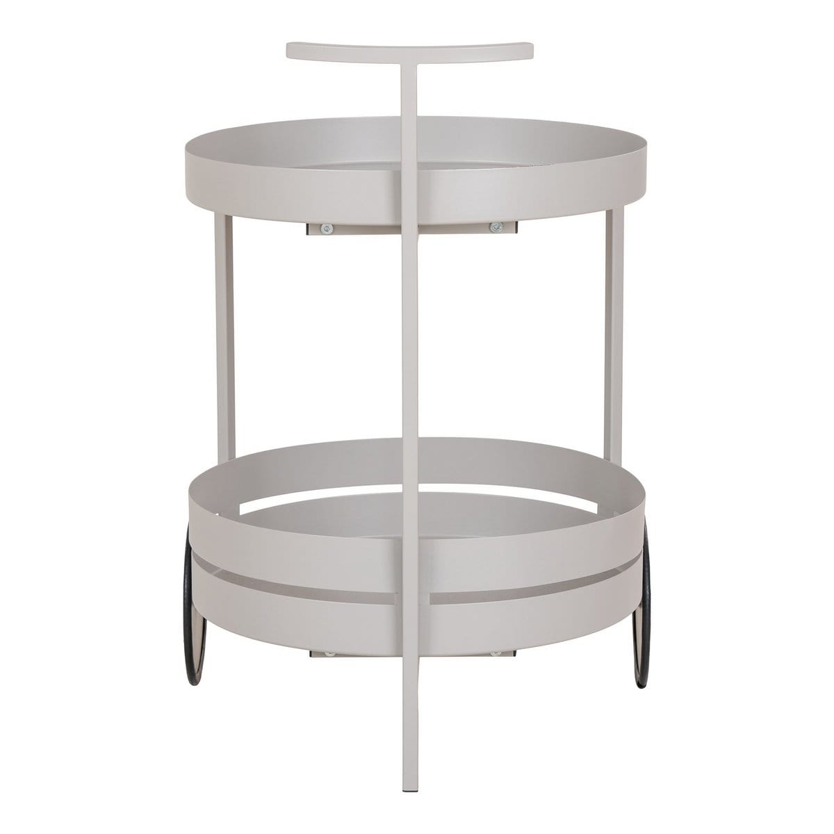 House Nordic ApS Beja Bar Trolley - Bar Trolley, staal, koel grijs, 2 planken, 40x49,5x61 cm