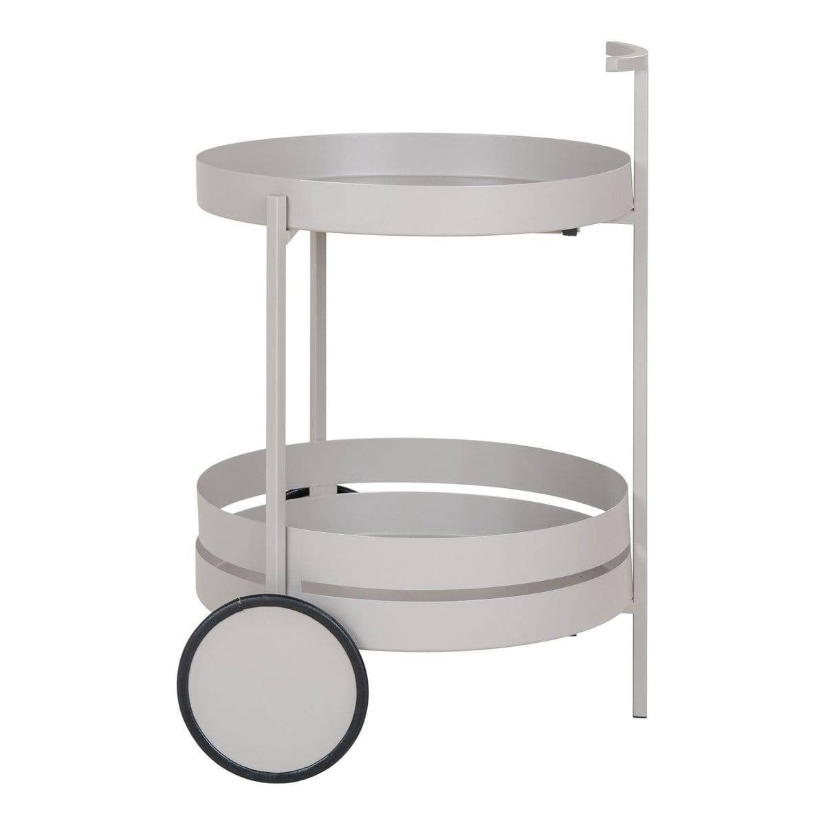 House Nordic ApS Beja Bar Trolley - Bar Trolley, staal, koel grijs, 2 planken, 40x49,5x61 cm