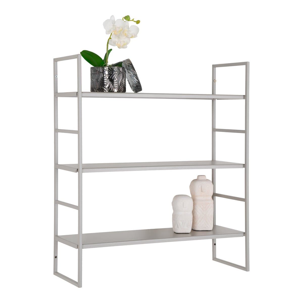 House Nordic ApS Beja Shelves - Planken, staal, koel grijs, 3 planken, 48x17x55 cm