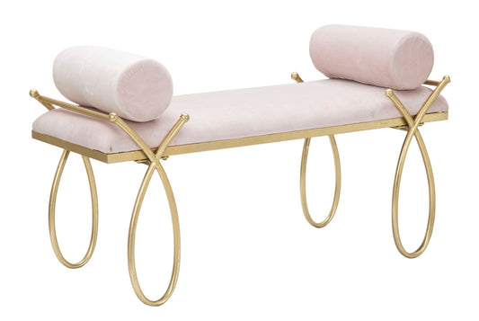 Mauro Ferretti BENCH RIBBON PINK CM 112,5X49X53