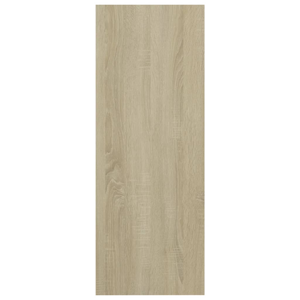 vidaXL Bijzettafels Wandtafel 105x30x80 cm bewerkt hout sonoma eikenkleurig