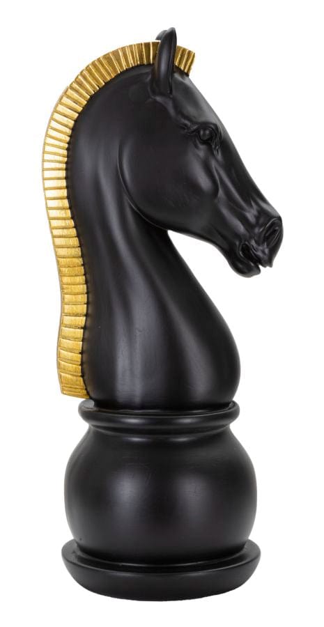 Mauro Ferretti BLACK AND GOLD HORSE CM Ø 18,5X50