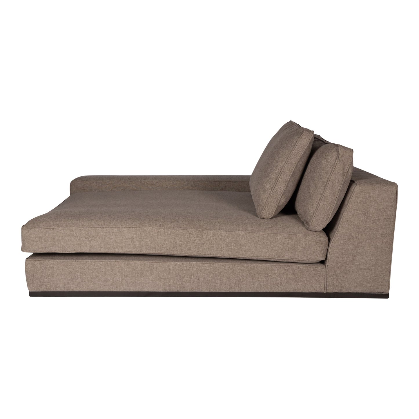 PTMD Block bank chaise longue arm rechts Guard 12 taupe