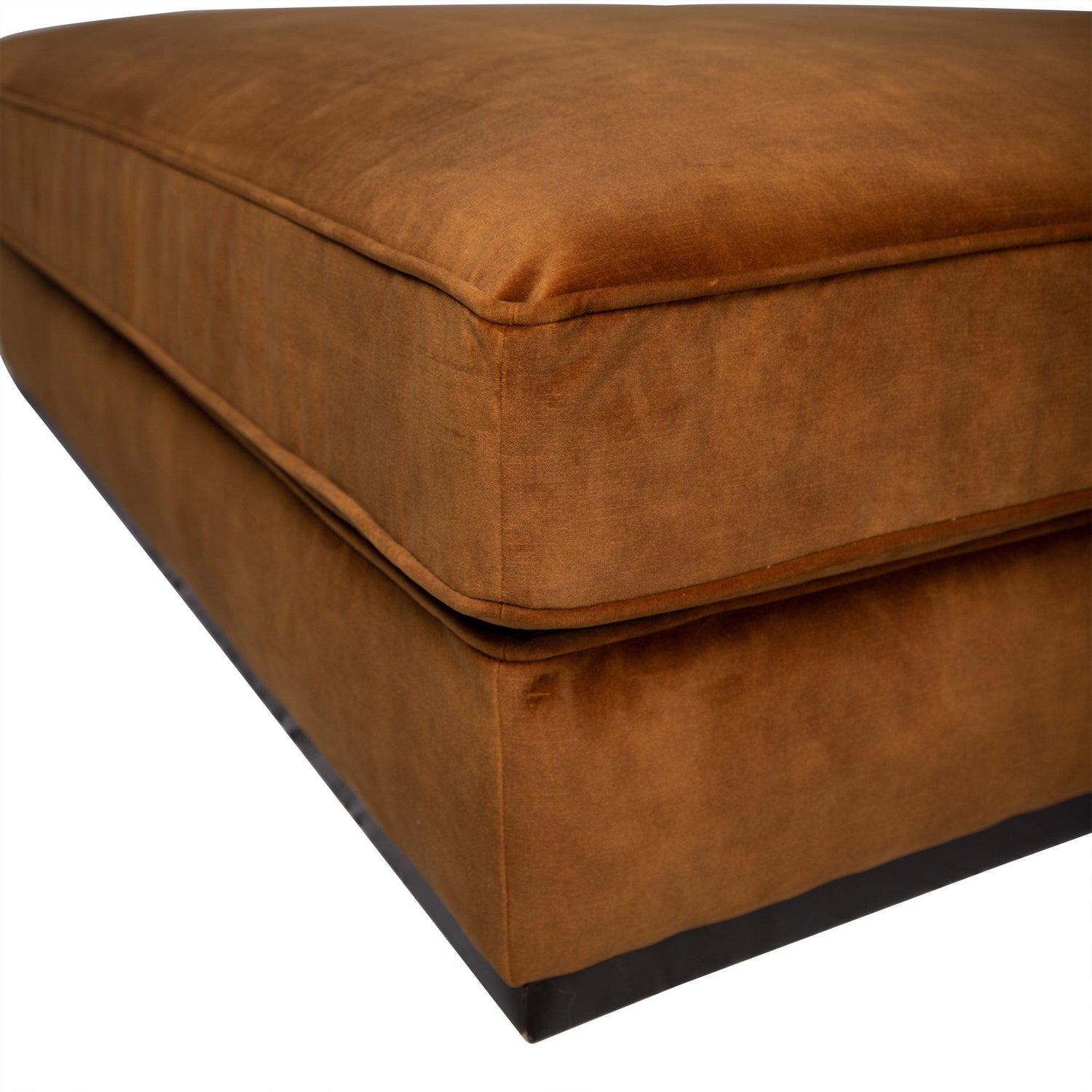 PTMD Block sofa Hocker Adore 28 rust