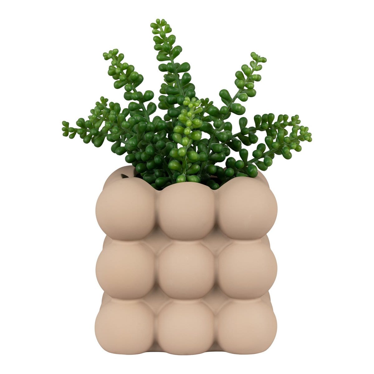 House Nordic ApS Bloempot - Bloempot in keramiek, bruin, 13,5x13,5x13 cm