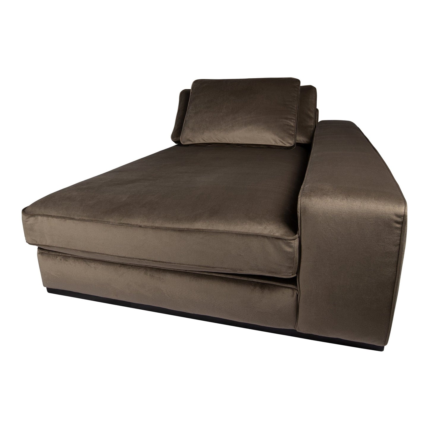 PTMD Blokbank chaise longue armleuning r Juke 12 taupe