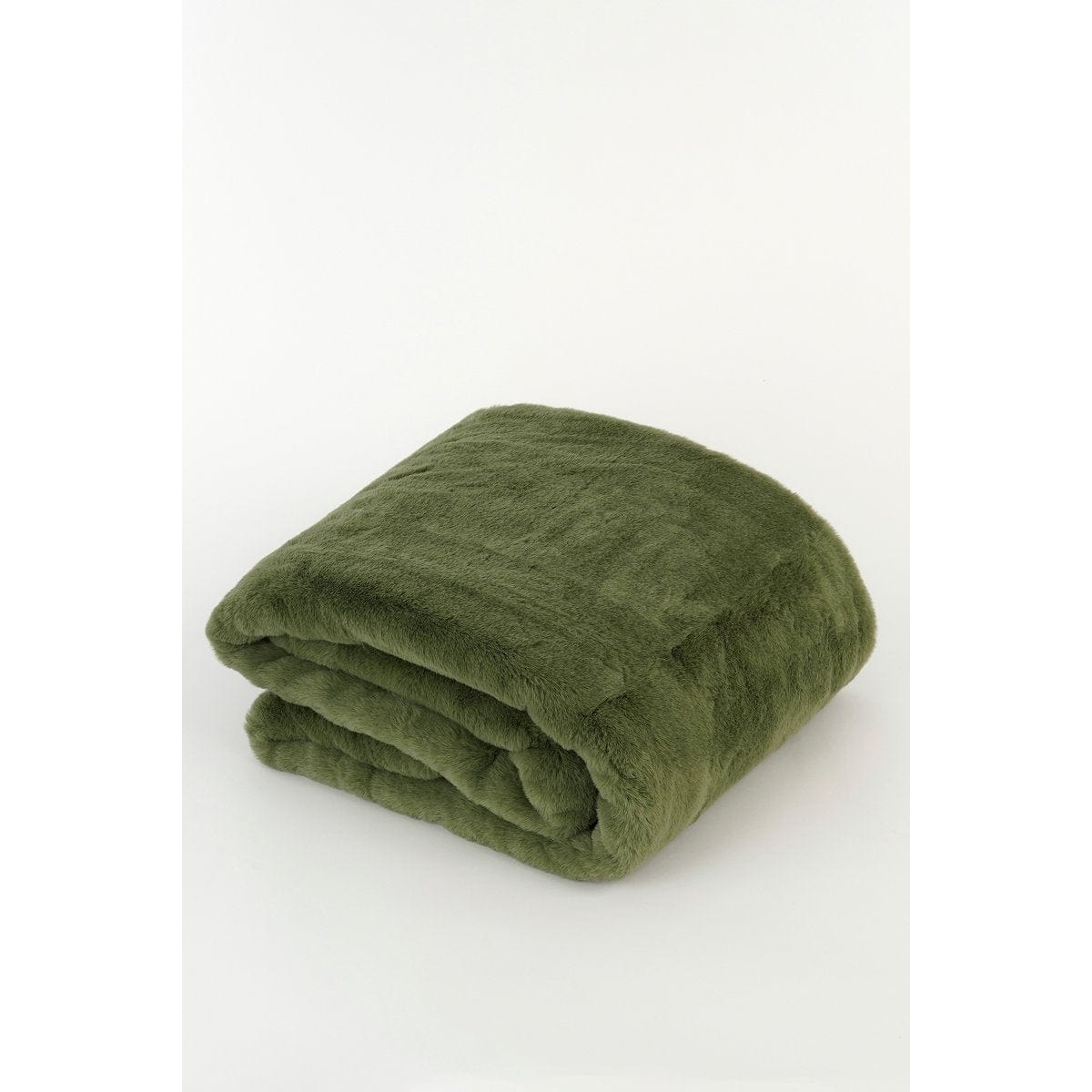 In The Mood Bronte Fleece Deken - L200 x B150 cm - Donkergroen