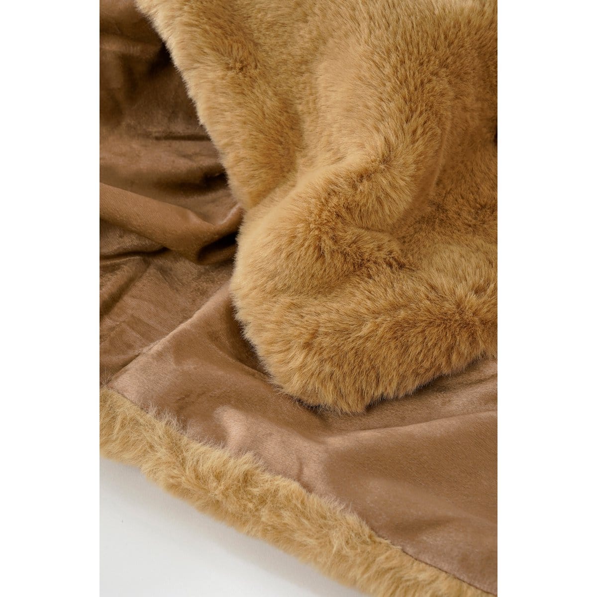 In The Mood Bronte Fleece Deken - L200 x B150 cm - Lichtbruin