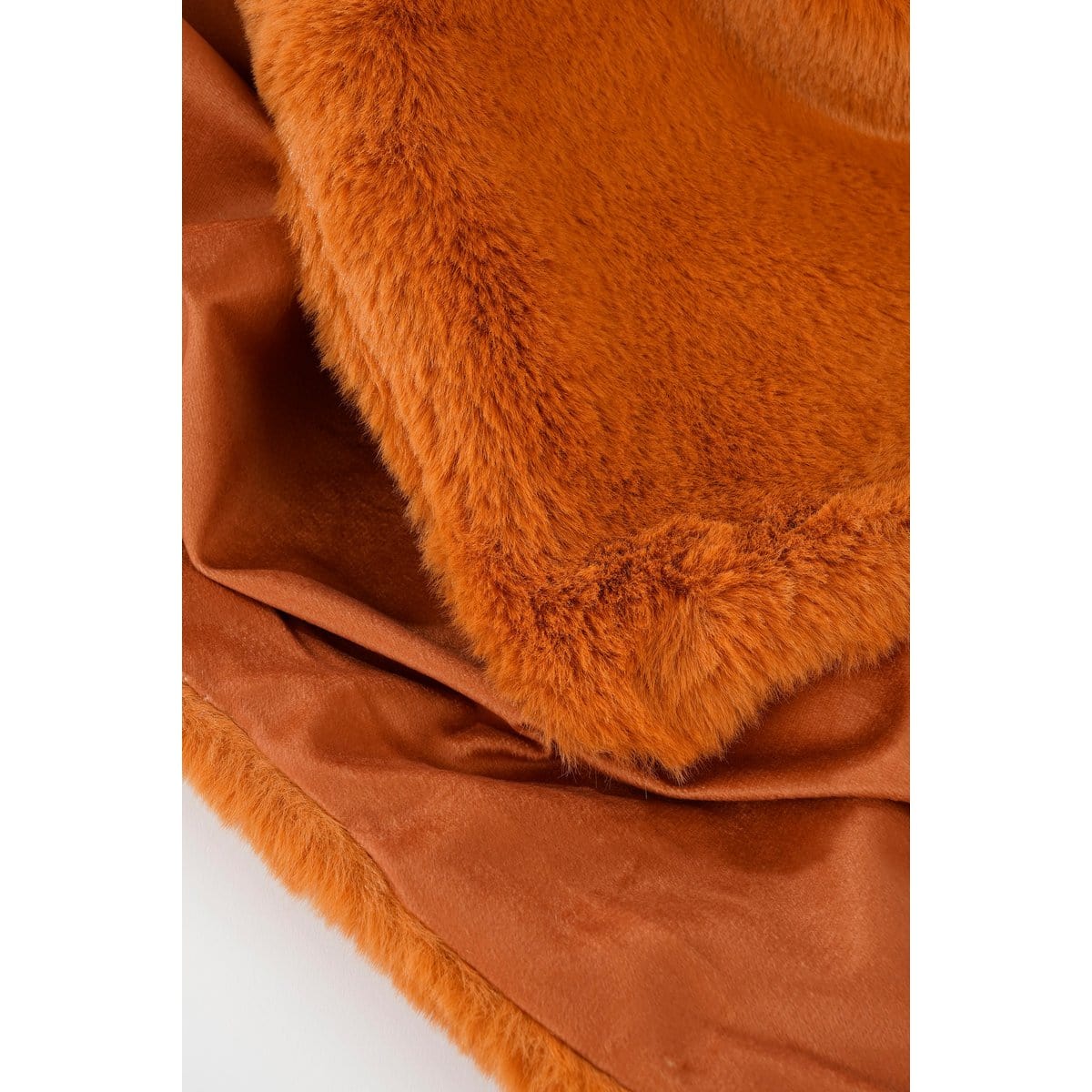 In The Mood Bronte Fleece Deken - L200 x B150 cm - Oranje