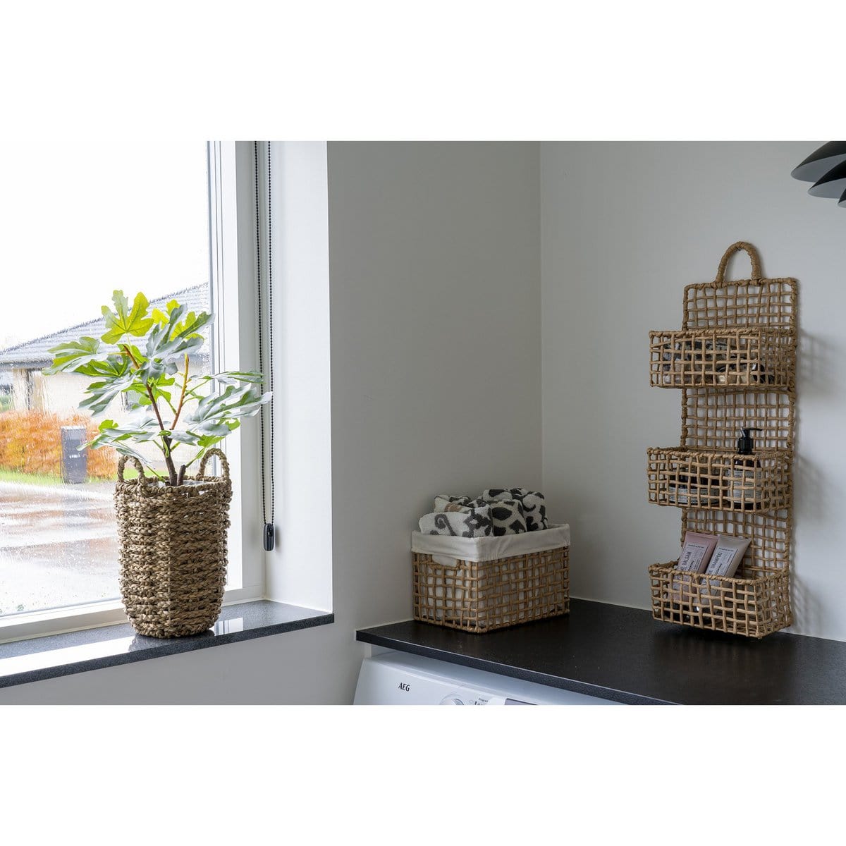 House Nordic ApS Bustelo Basket - Mand, papier, naturel, set van 2