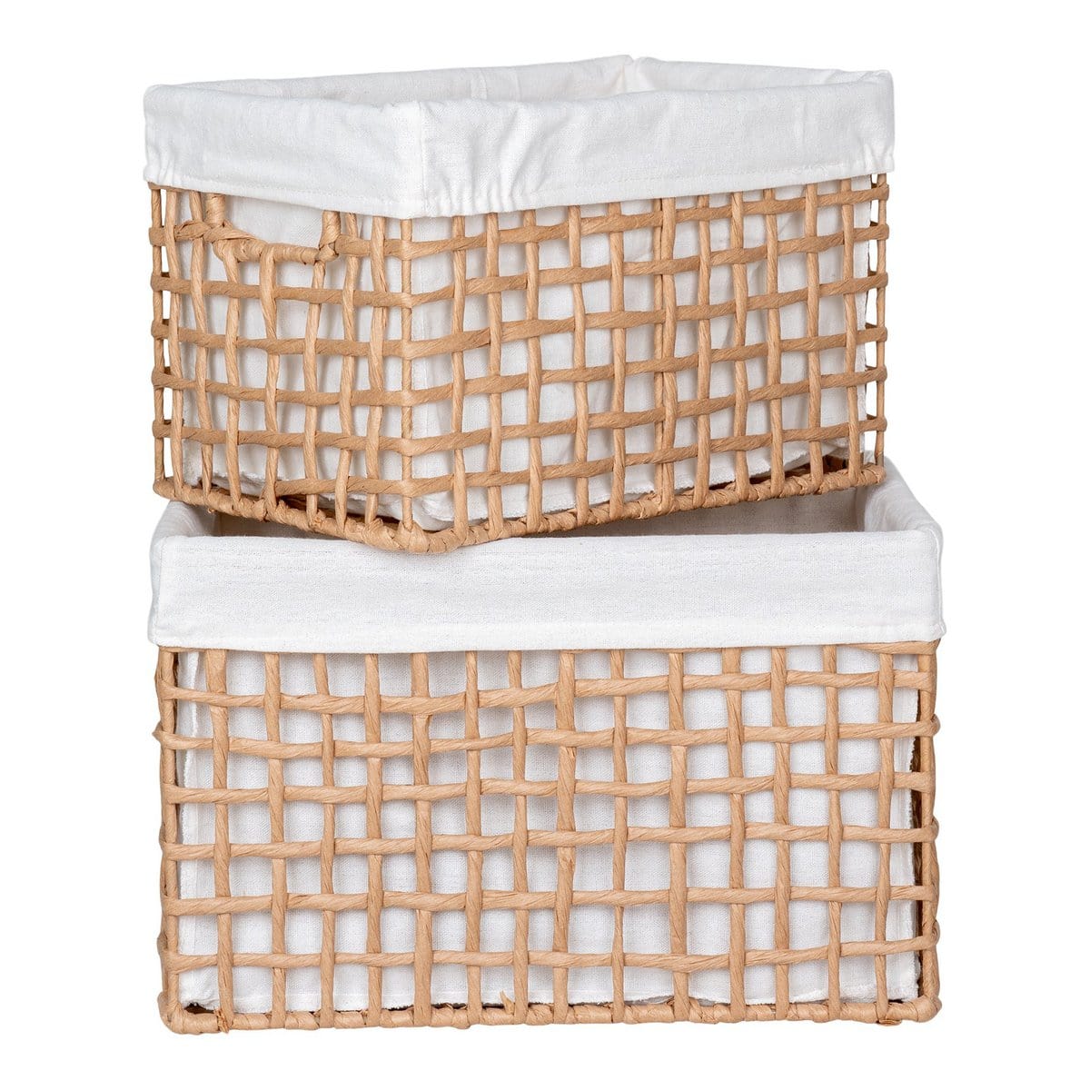 House Nordic ApS Bustelo Basket - Mand, papier, naturel, set van 2