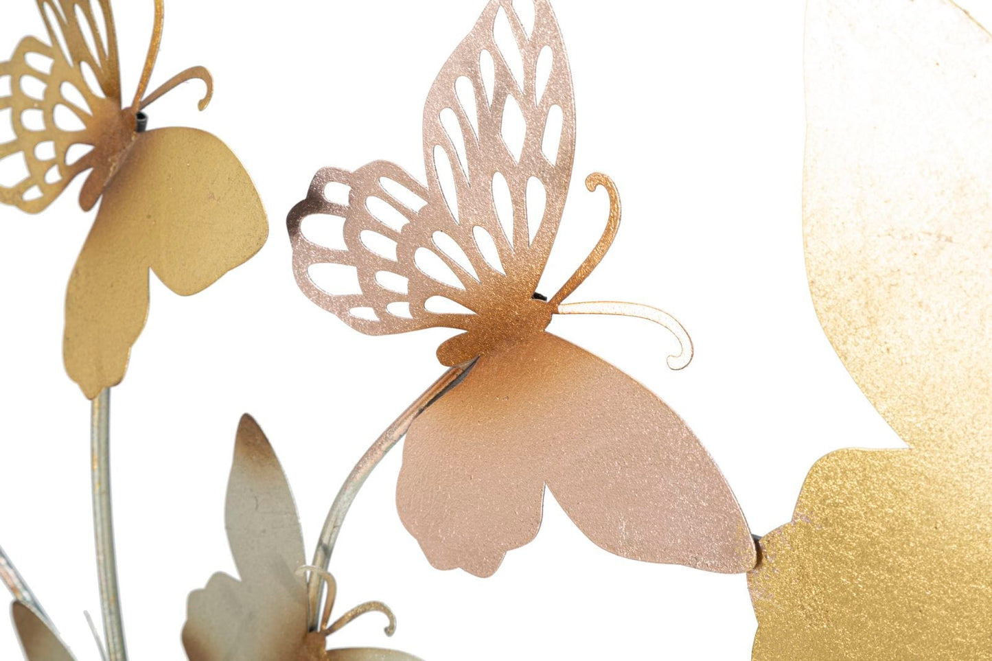 Mauro Ferretti BUTTERFLIES WALL PANEL GOLD/LIGHT PINK CM 132X3,5X95,5