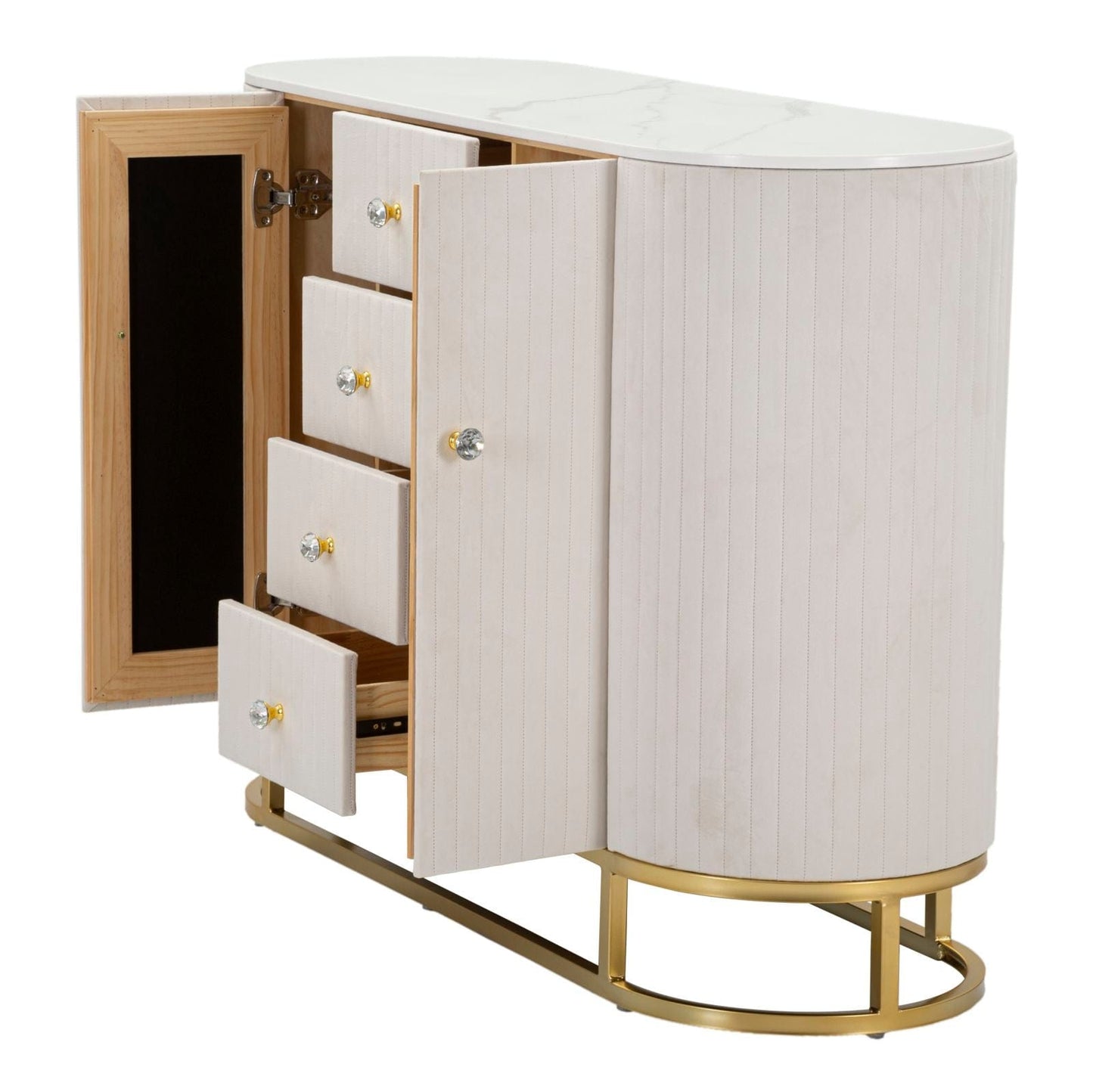 Mauro Ferretti CABINET MONTPELLIER CREAM CM 120X40X85