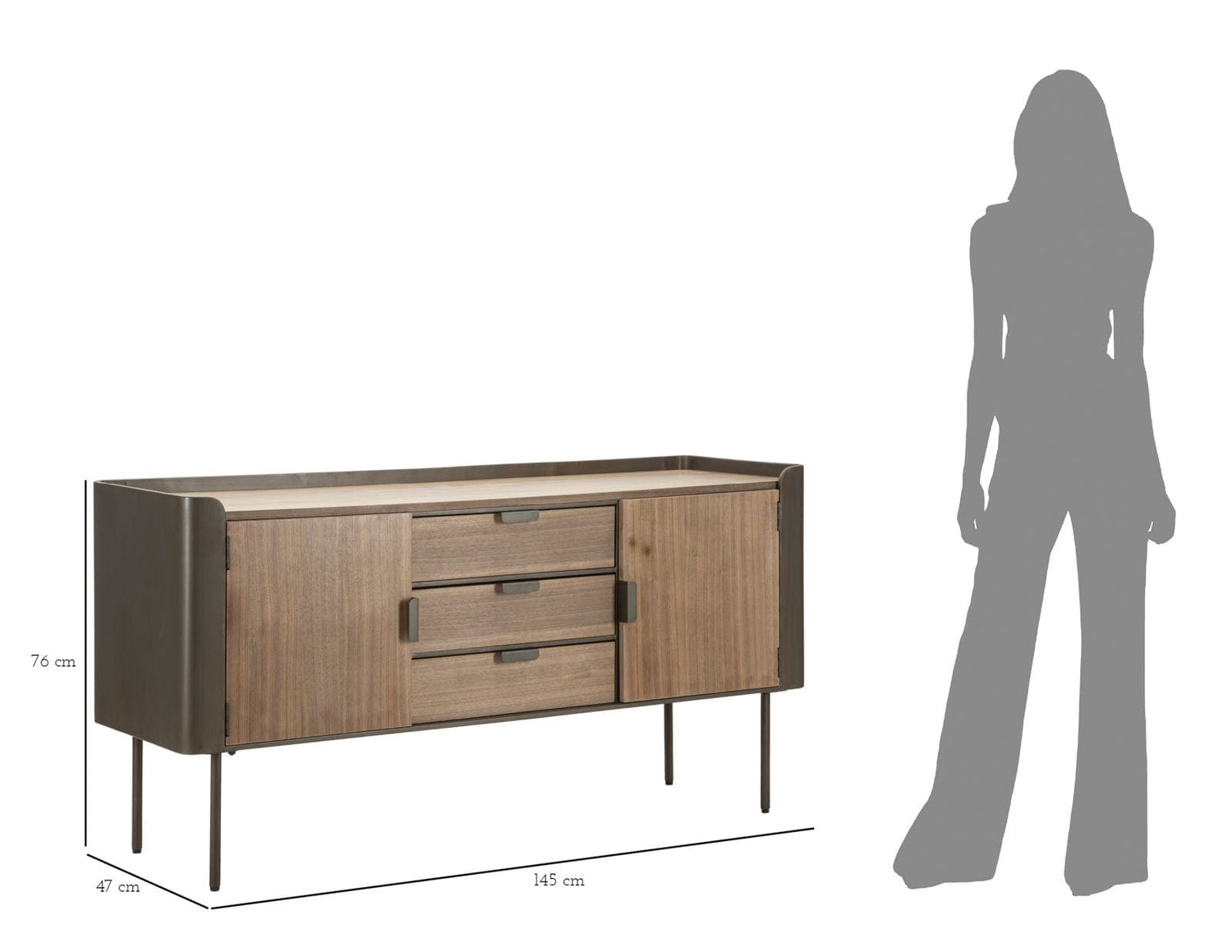 Mauro Ferretti CABINET TORONTO CM 145X47X76