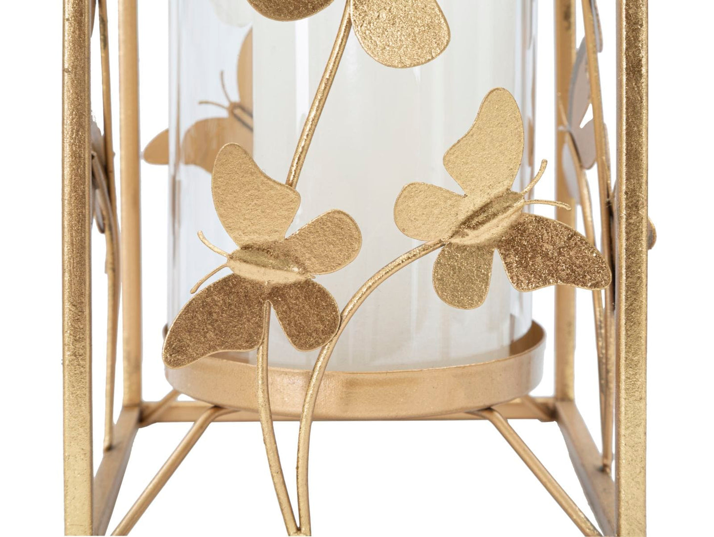 Mauro Ferretti CANDLE HOLDER GLAM BUTTERFLY CM 14X14X29