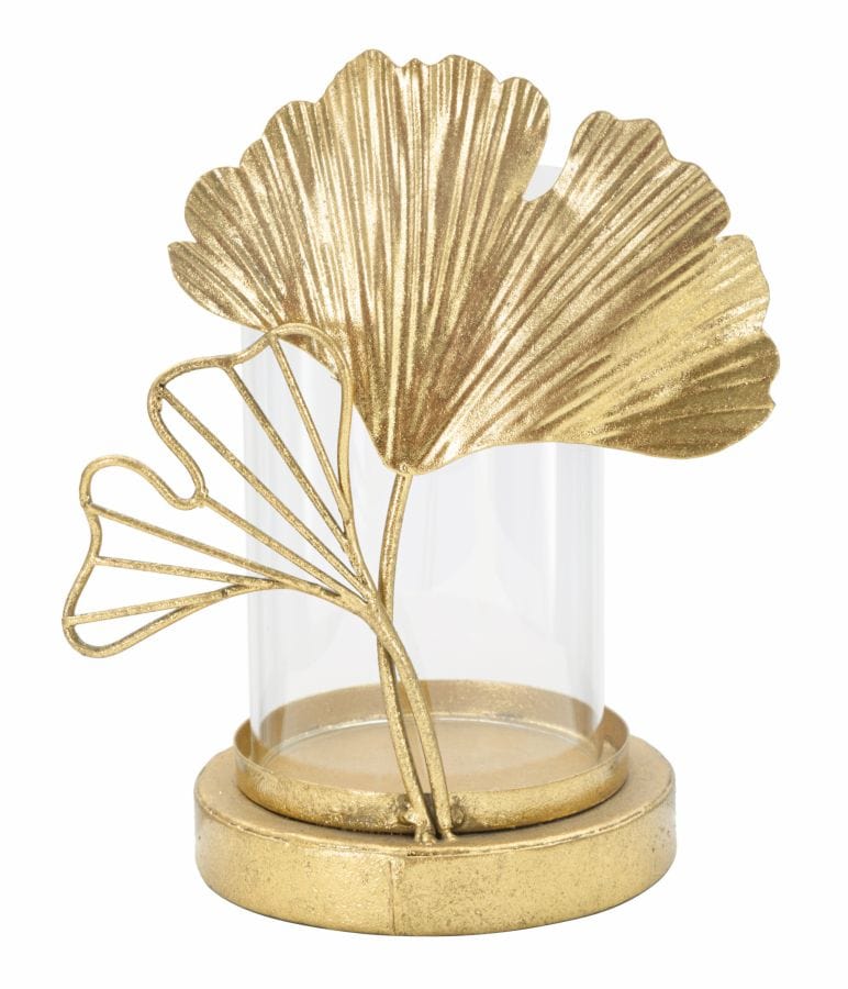 Mauro Ferretti CANDLE HOLDER LEAF CM 17X12X21