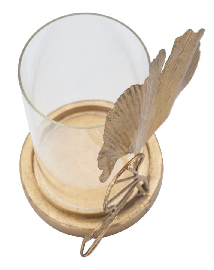 Mauro Ferretti CANDLE HOLDER LEAF CM 17X12X21