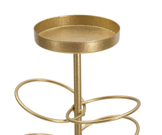 Mauro Ferretti CANDLE HOLDER RINGS CM 14X13X46