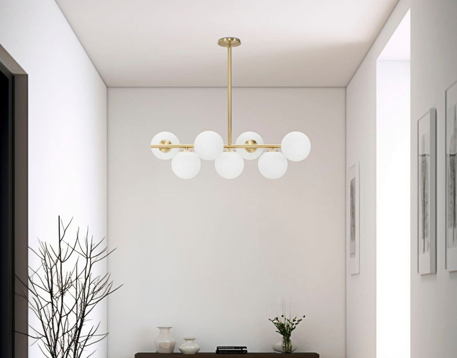 Mauro Ferretti CEILING LAMP GLAMY 7 LUCI CM 81x30x74