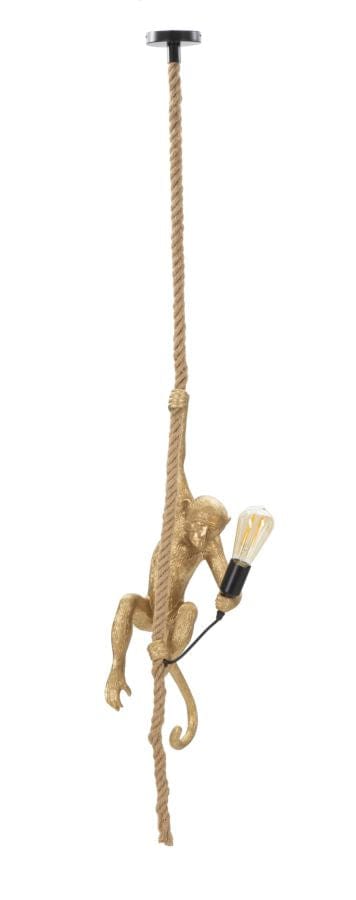 Mauro Ferretti CEILING LAMP MONKEY GOLD CM Ø 27X32X60