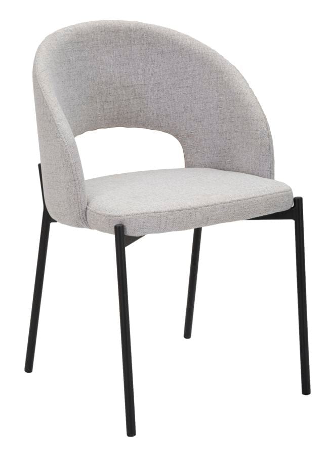 Mauro Ferretti CHAIR HELSINKI GREY SET 2 PCS CM 51X53X80