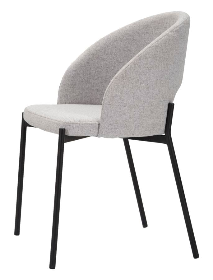 Mauro Ferretti CHAIR HELSINKI GREY SET 2 PCS CM 51X53X80