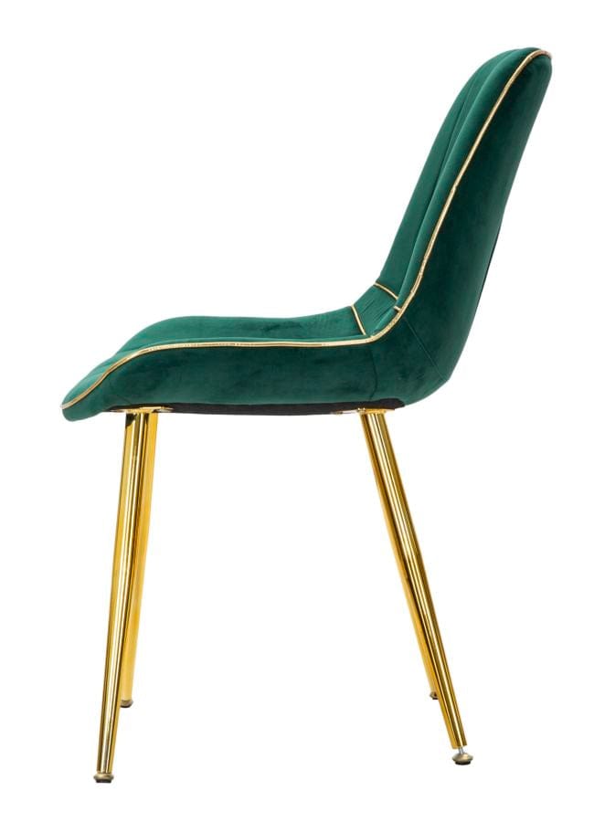 Mauro Ferretti CHAIR PARIS VERDE/GOLD SET 2 PCS CM 51X59X79