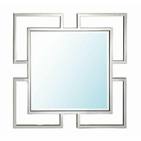 Luxury Living B.V. Chrome Mirror 80x80 cm