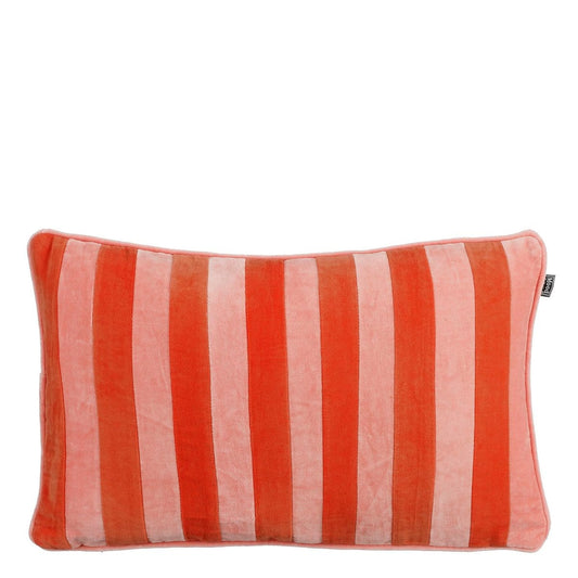 In The Mood Clair Sierkussen - L55 x B35 x H10 cm - Katoenfluweel - Roze, Rood