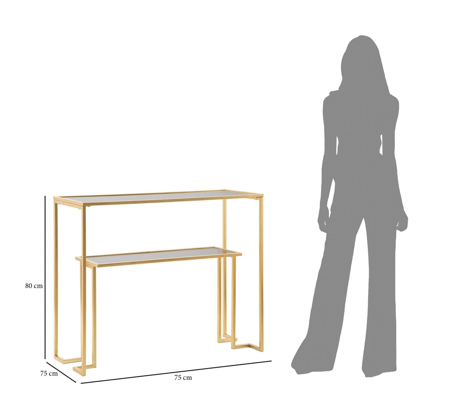 Mauro Ferretti CONSOLE LEVEL CM 100X35X80