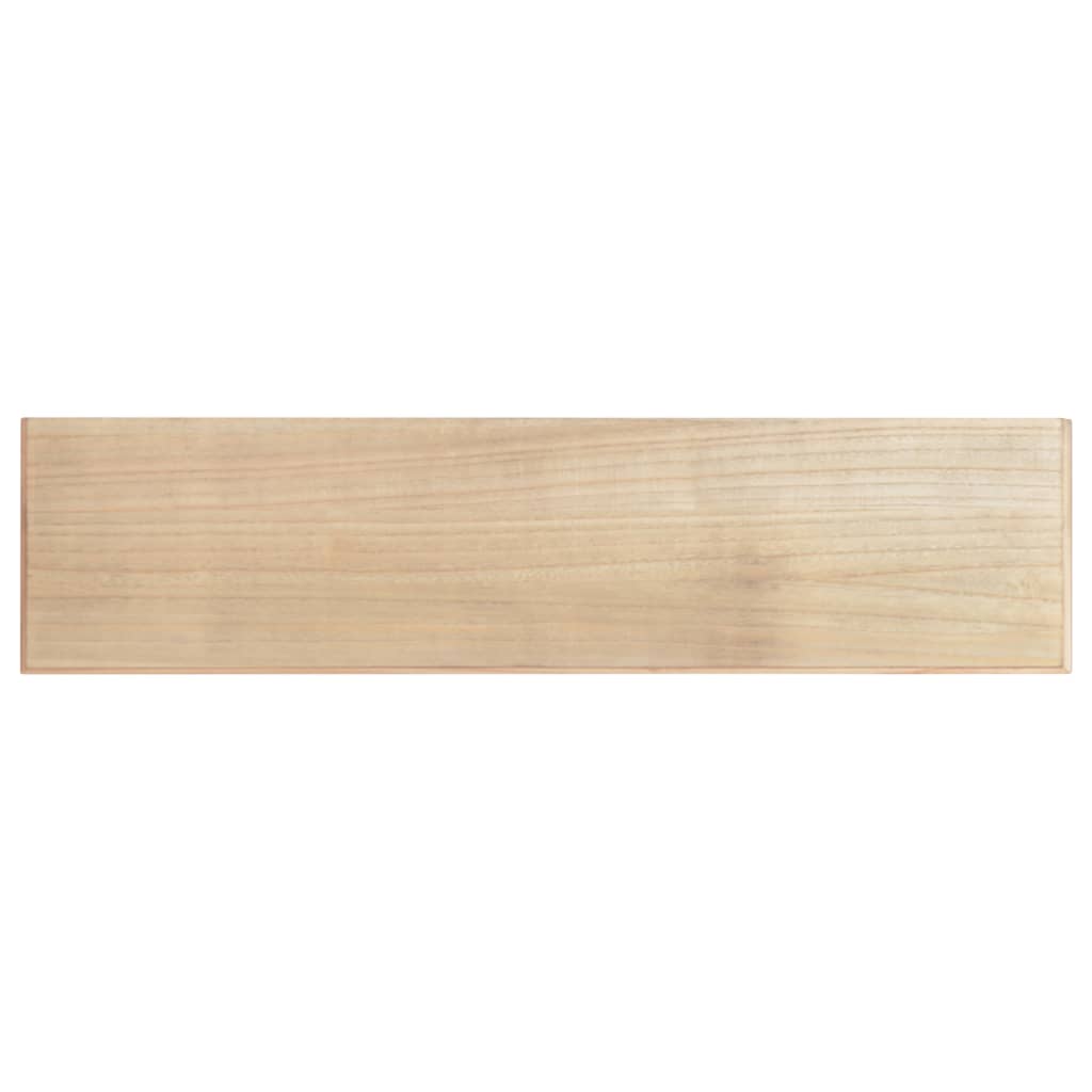 vidaXL Consoletafels Wandtafel 110x30x76 cm bewerkt hout zwart