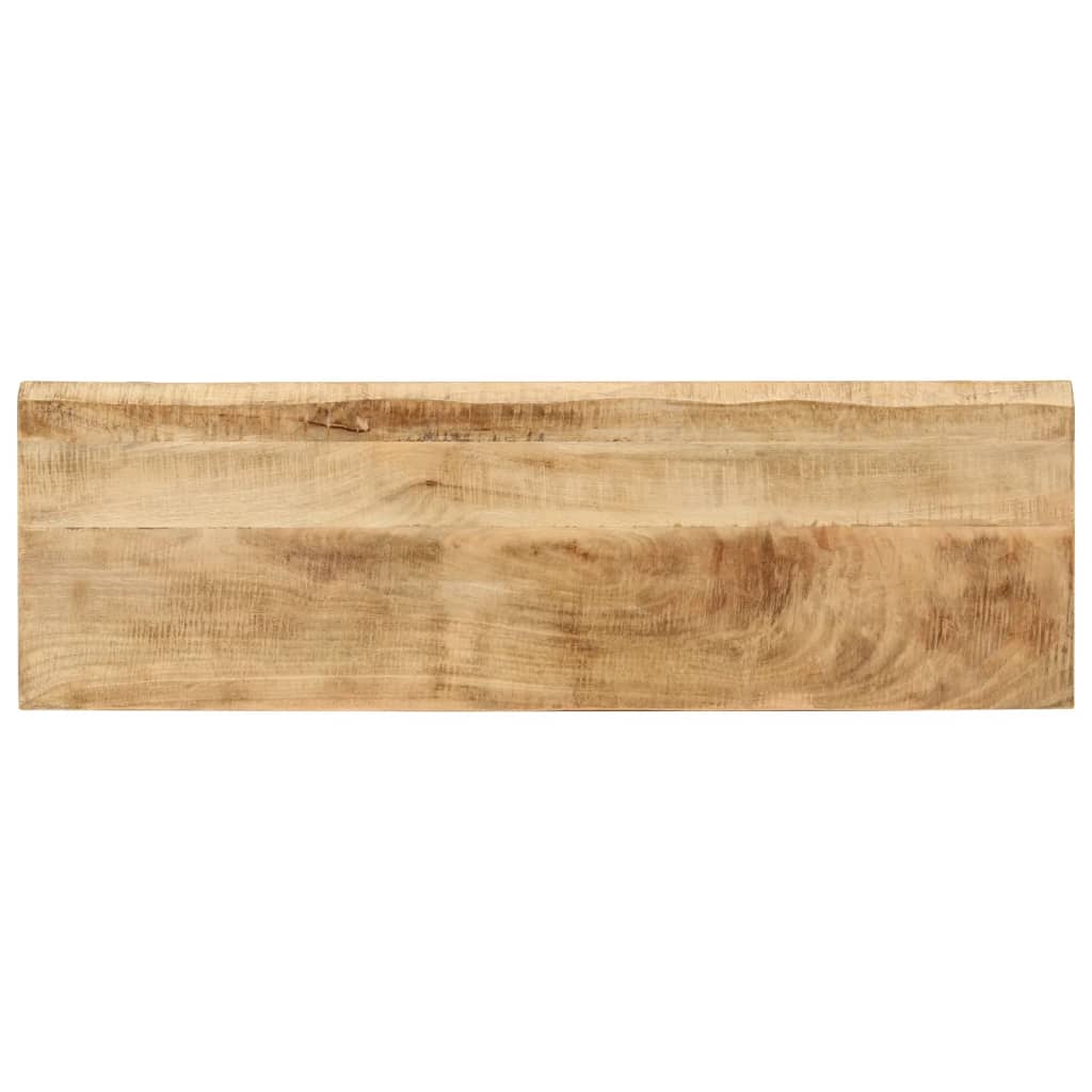 vidaXL Consoletafels Wandtafel met natuurlijke rand 105x33x76 cm massief mangohout