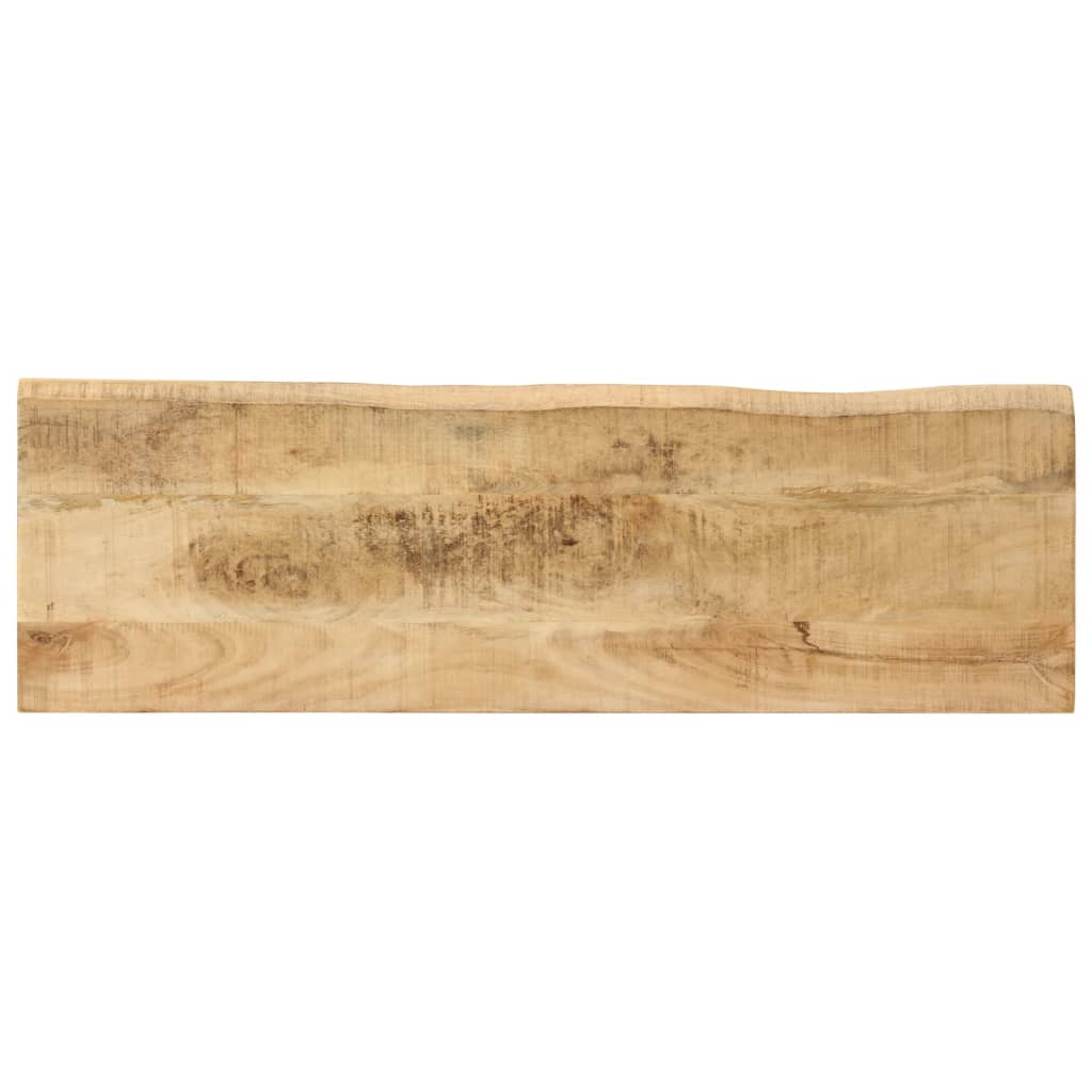 vidaXL Consoletafels Wandtafel met natuurlijke rand 105x33x76 cm massief mangohout