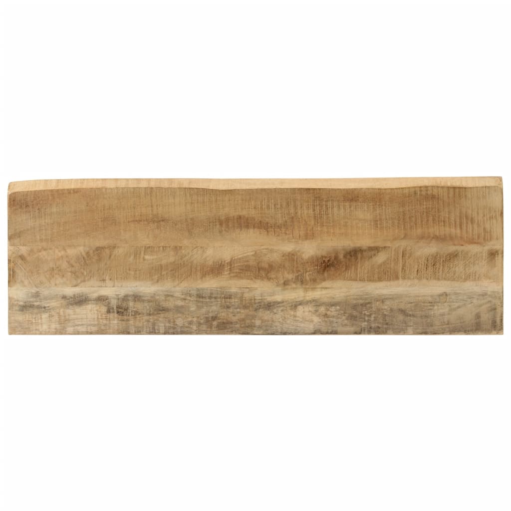 vidaXL Consoletafels Wandtafel met natuurlijke rand 105x33x76 cm massief mangohout