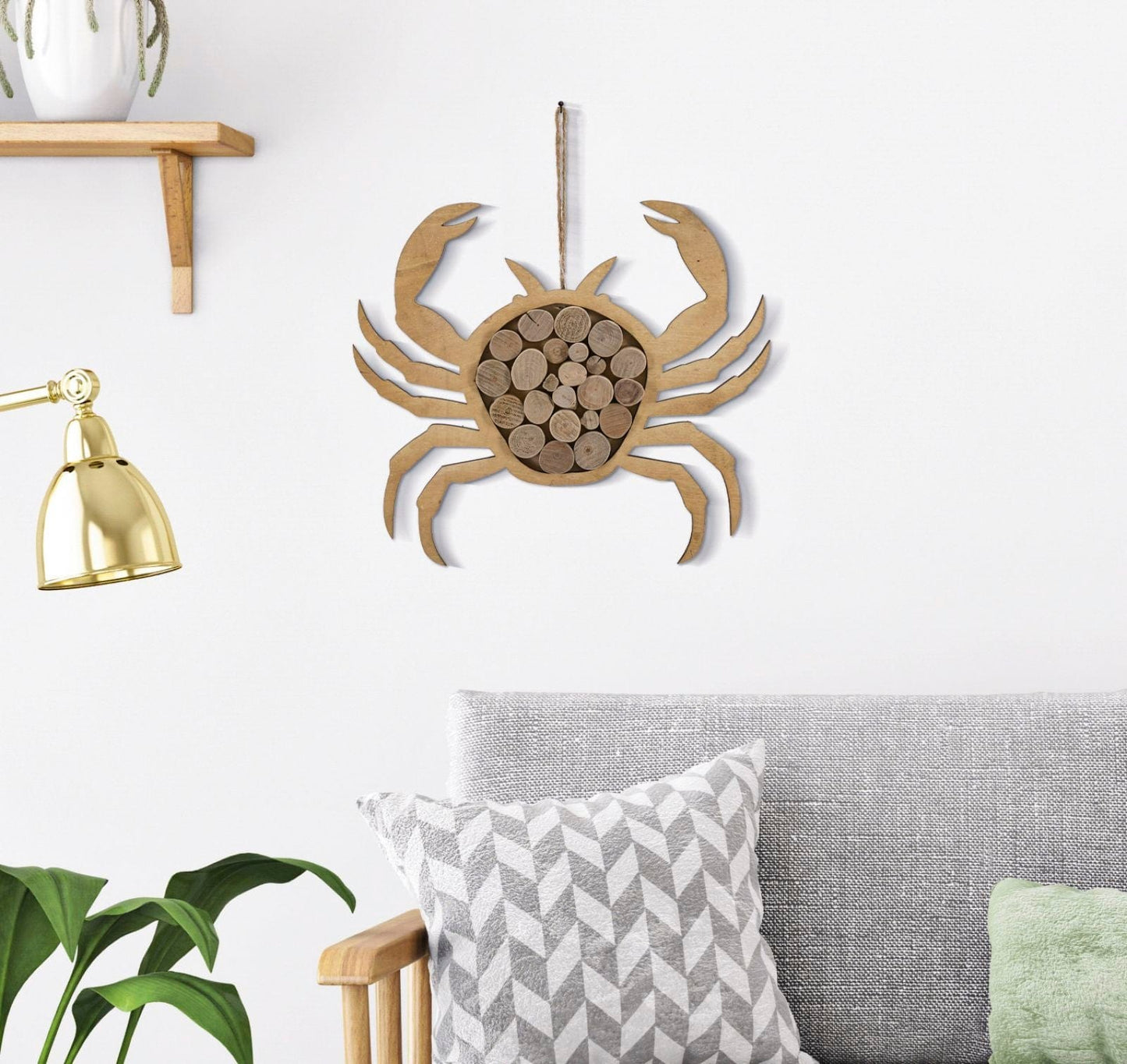 Mauro Ferretti CRAB NATURE TO HANG CM 35X2X31