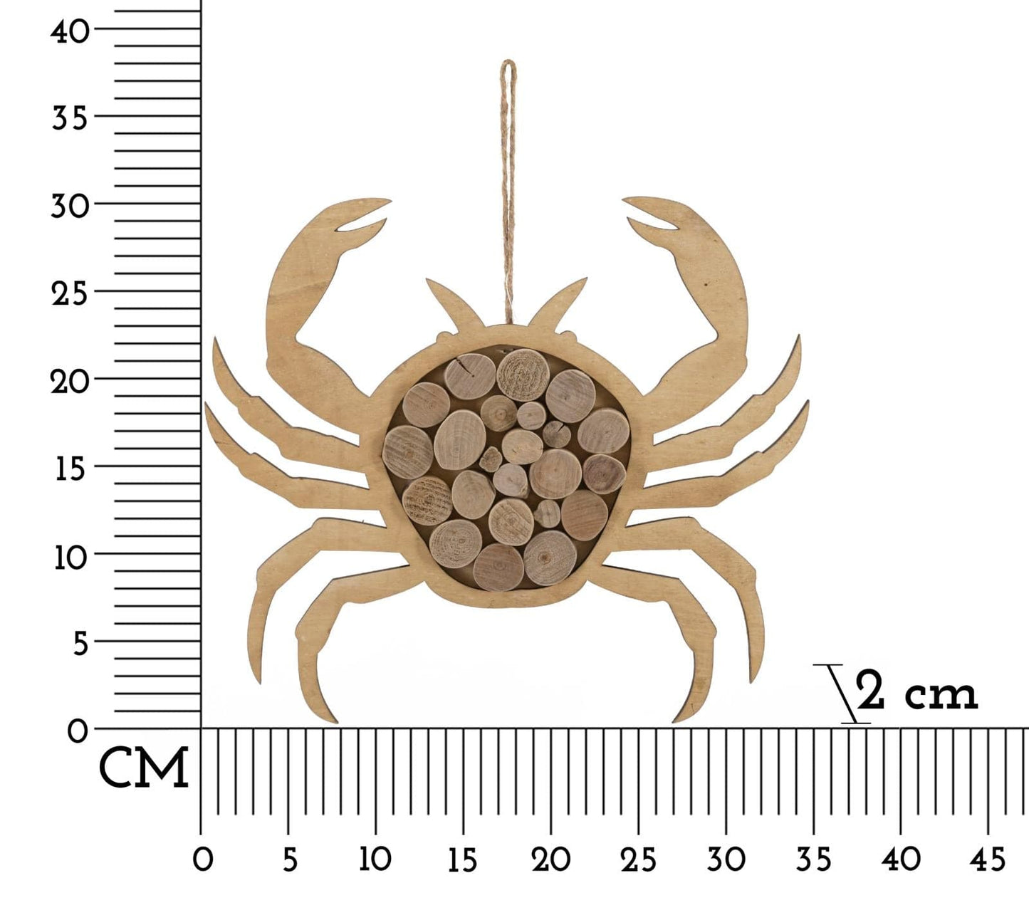 Mauro Ferretti CRAB NATURE TO HANG CM 35X2X31