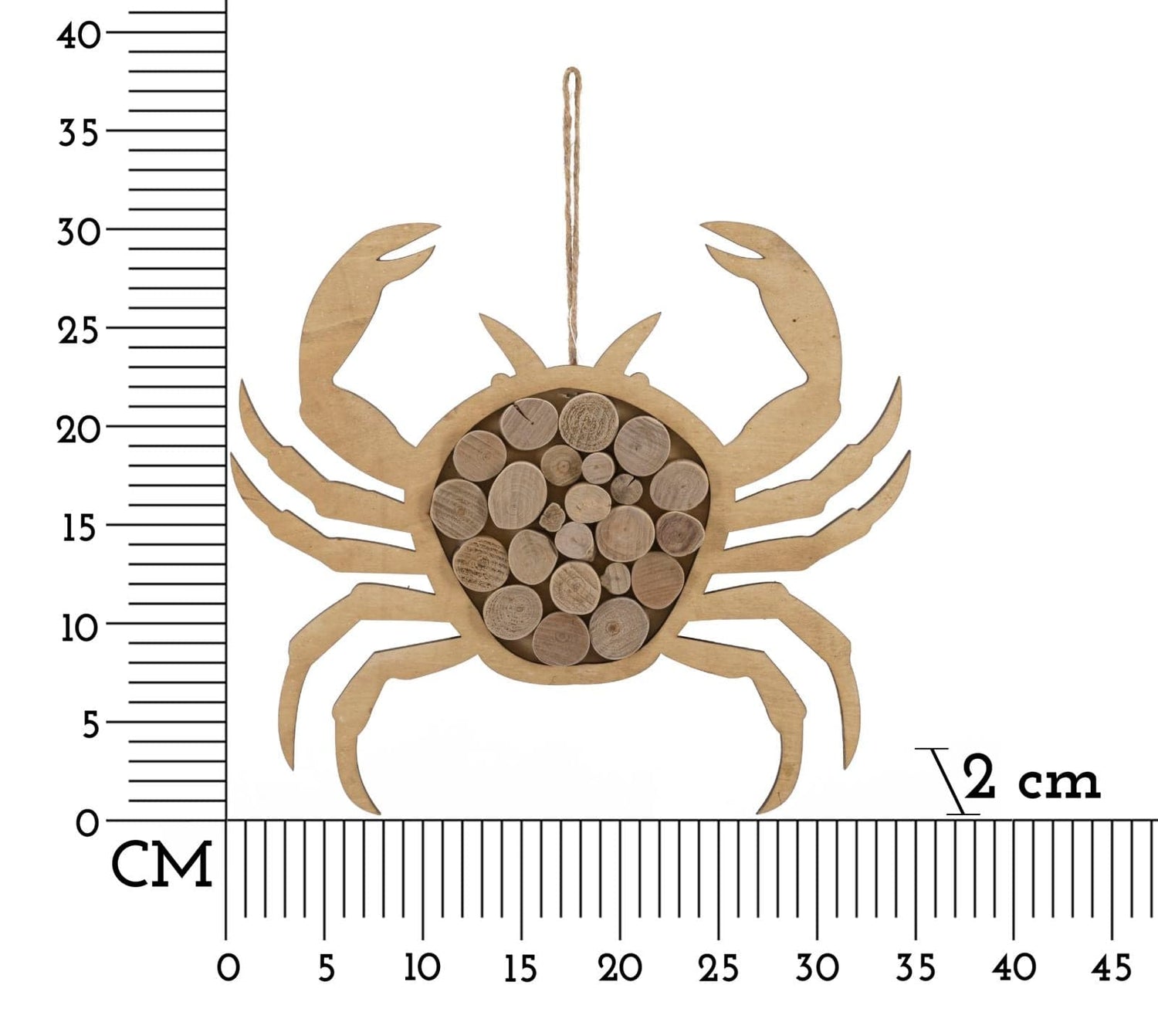 Mauro Ferretti CRAB NATURE TO HANG CM 35X2X31