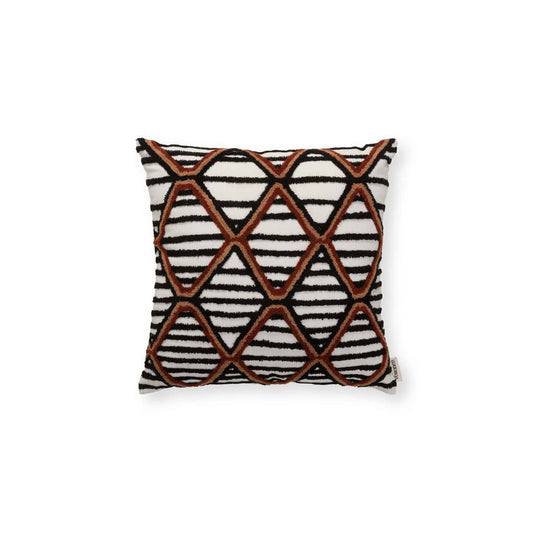 vtwonen - Dutch market only Cushion Square Embroided Diamond Multi Colour 45x45cm