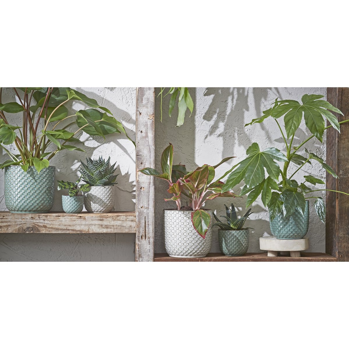 Mica Decorations Daan Bloempot - H17,5 x Ø19 cm - Groen