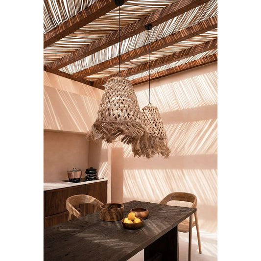 Bazar Bizar De Abaca Jelly Fish-hanger - Naturel - M