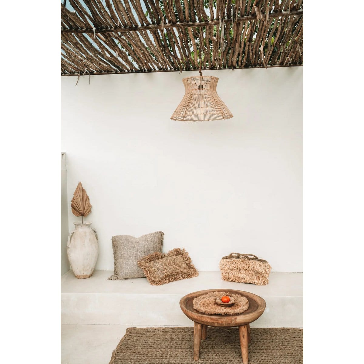 Bazar Bizar De Raffia Bahama's Mand - Naturel